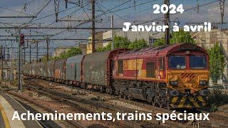 Grosse compilation des meilleurs trains de janvier à avril 2024