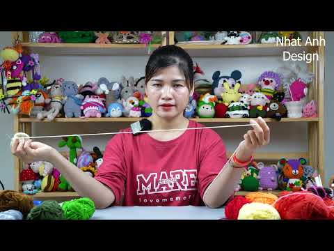 Hướng dẫn làm bé thỏ hoa treo balo cực dễ thương - [PART 1] | Nhat Anh Design