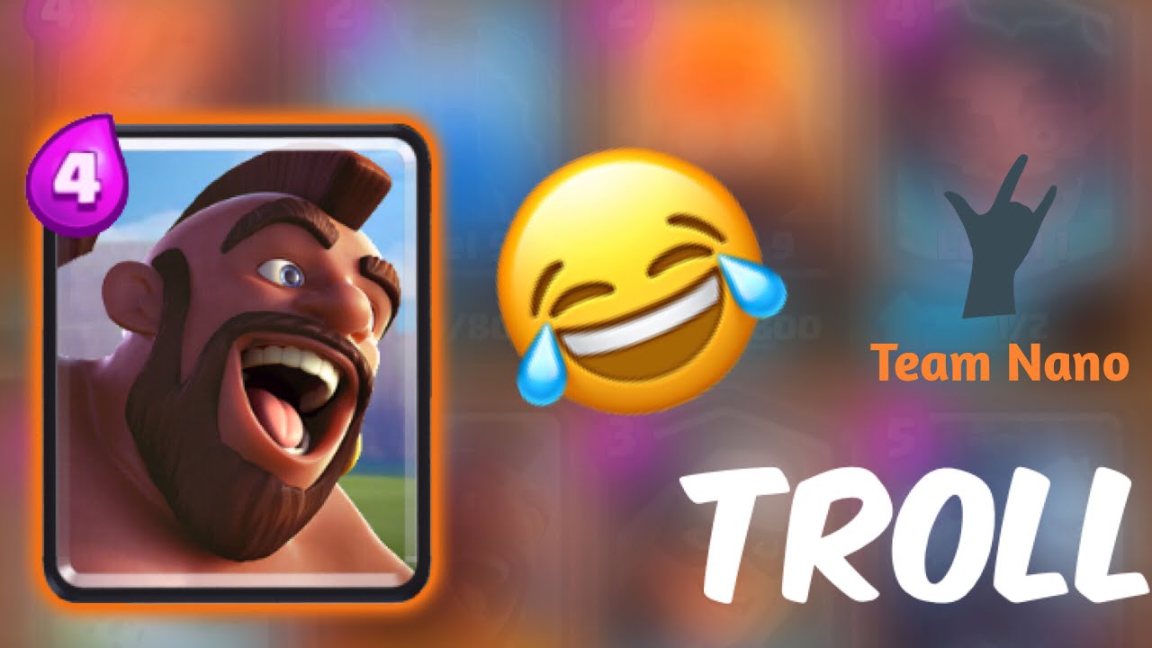 Hog Rider Troll Deck - Clash Royale