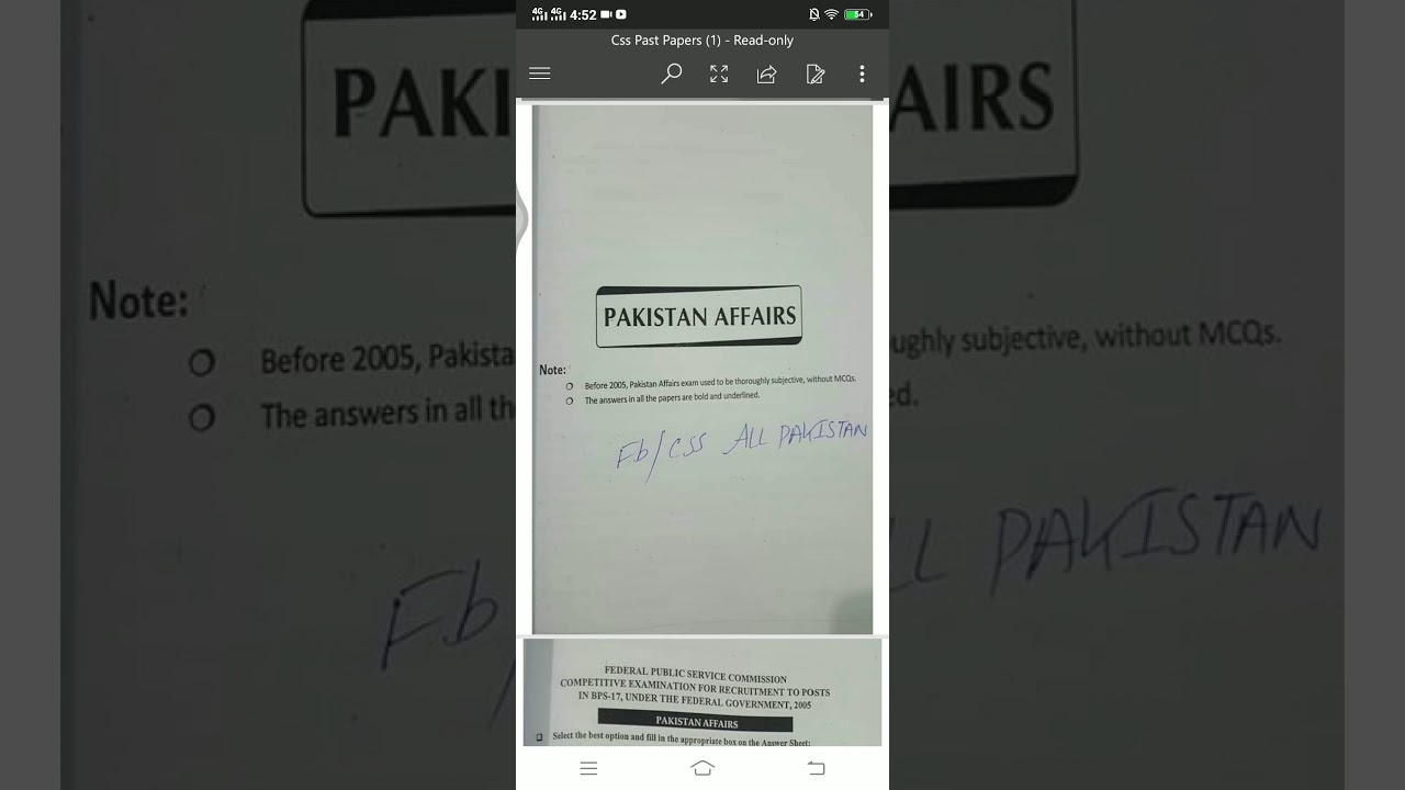 CSS past papers Mcqs with solved in Sindhi language. 