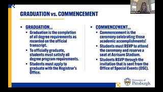 Pitt Family Webinar: Spring Commencement 2026
