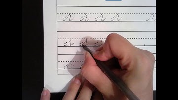Cursive Lesson 8 r & s