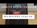 Milwaukee 2792-20 M18 Lithium Ion Cordless Jobsite Radio/ Charger Milwaukee 2792-20 M18 Lithium Ion Cordless Jobsite Radio/ Charger