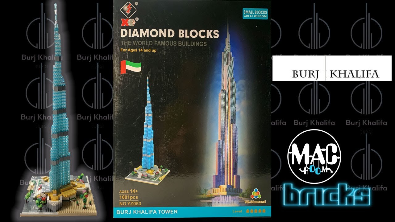 Set - Burj Khalifa ( Diamond Blocks)