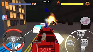 Fire Truck Driving Simulator 2021 modern city firefighter screenshot 5
