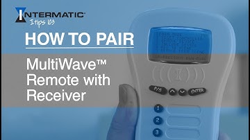 MultiWave™ Pairing Remote to Receiver