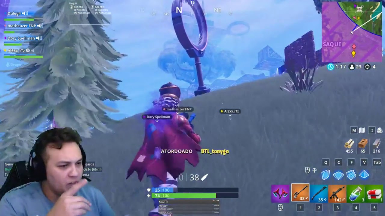 COMPILADO DO DIA EM FORTNITE 