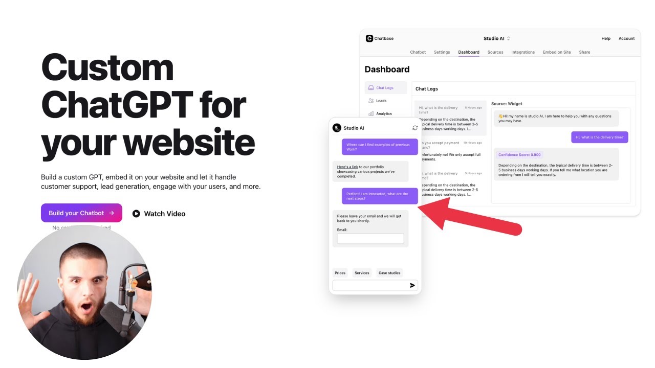 Build A Free ChatGPT Bot In 10 Minutes - YouTube