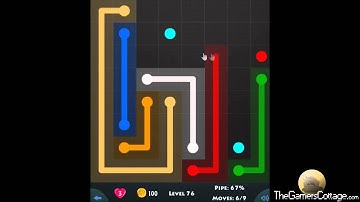 Flow Game Level - 376 [8x8] Mania Connect the Dots