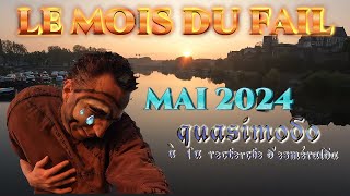 Mai 2024 = la ville d'Angers sous l'eau,  suivie mensuel de la Série