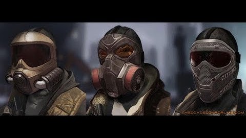 The Division Global Event Ambush Masks Showcase Haze-Bug-Cage