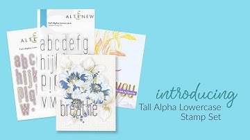 The Perfect Alphabet Stamp Set for Customized Sentiments and Titles