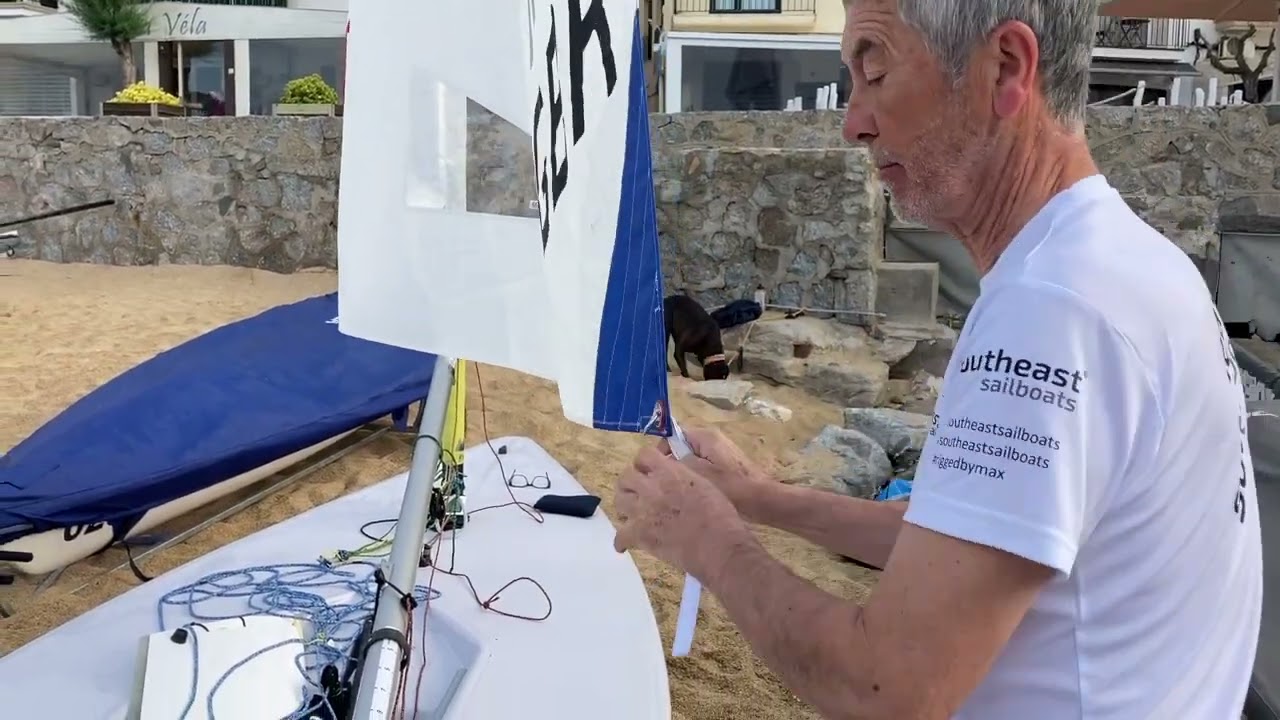 Normal Outhaul Top of Boom Configuration Rigging