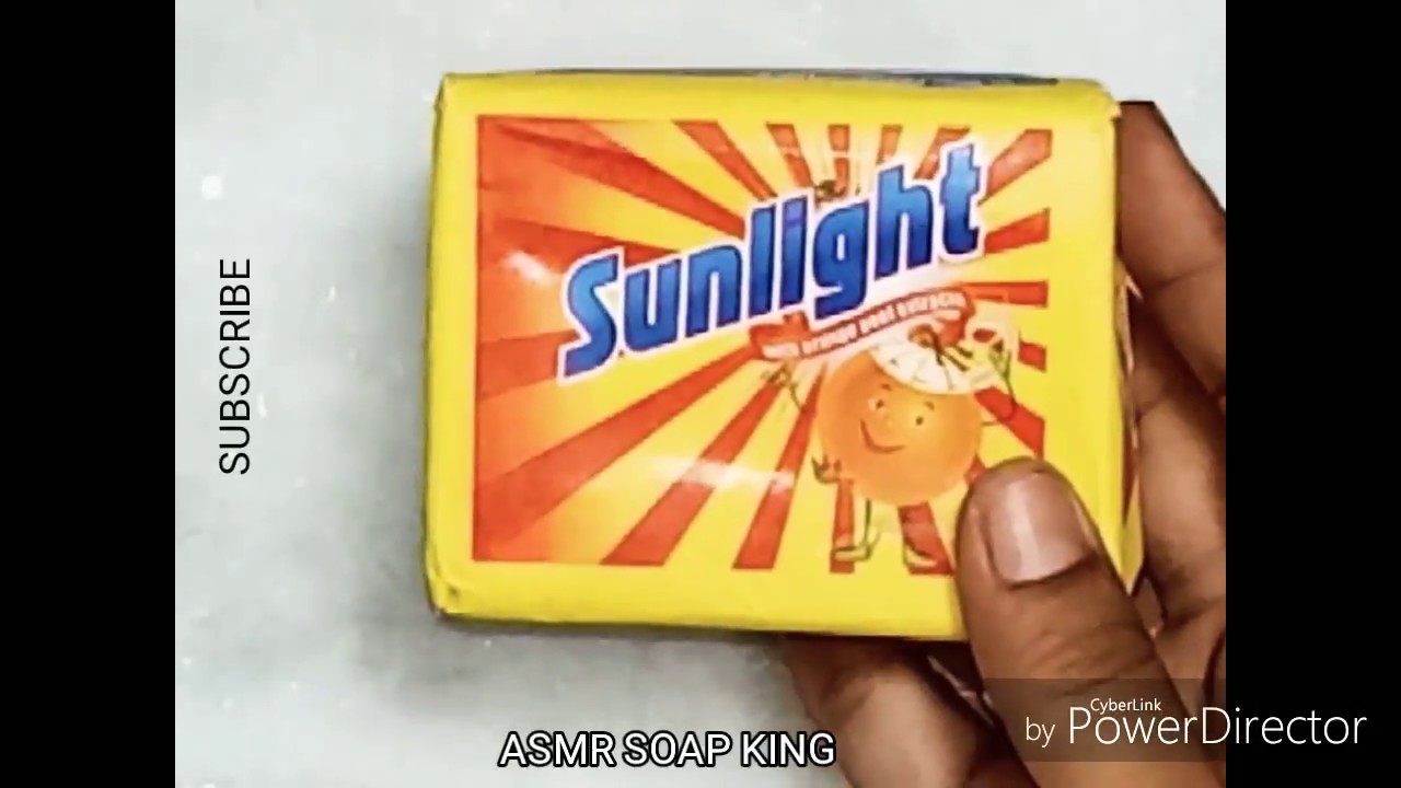 ASMR SOAP KINGSUNLIGHT SEMI SOFT LAUNDRY SOAP CUTTING/SATISFYING/SLEEP
