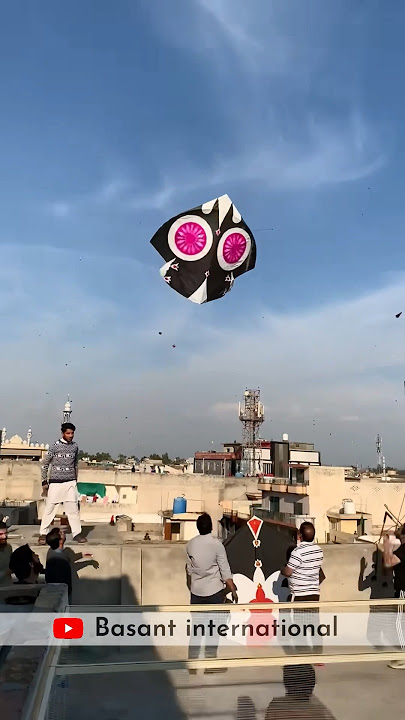 Biggest Kite Flying on Basant #kite #shorts #patang #pindi #basant #amritsar #Lahore #Pakistan