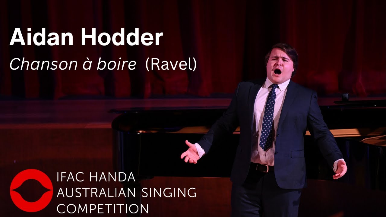 2025: Aidan Hodder, baritone. Semi-Finals Concert, second performance
