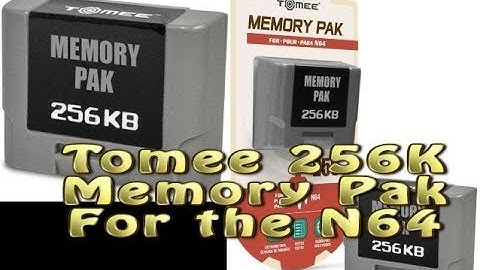 Tomee 256K Memory Card for the N64