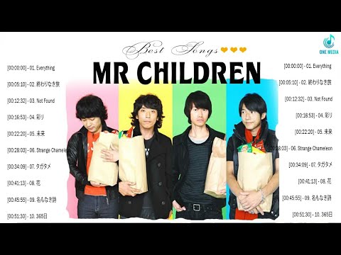 Mr Children ベストヒット 🎸 Mr Children 人気曲メドレー 🎸 Mr