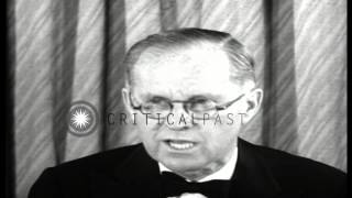 Joseph Kennedy defends speaking candidly of U.K.'s wartime situation during his t...HD Stock Footage
