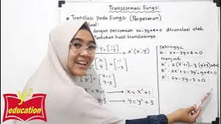 Transformasi Fungsi #Part 1 // Perubahan Grafik Fungsi Akibat Translasi/Pergeseran Grafik Fungsi