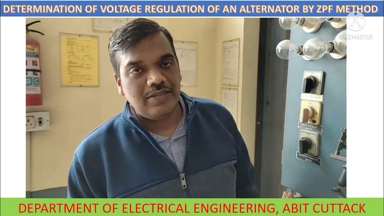 EXPERIMENT TO DETERMINE THE VOLTAGE REGULATION OF AN ALTERNATOR BY ZPF