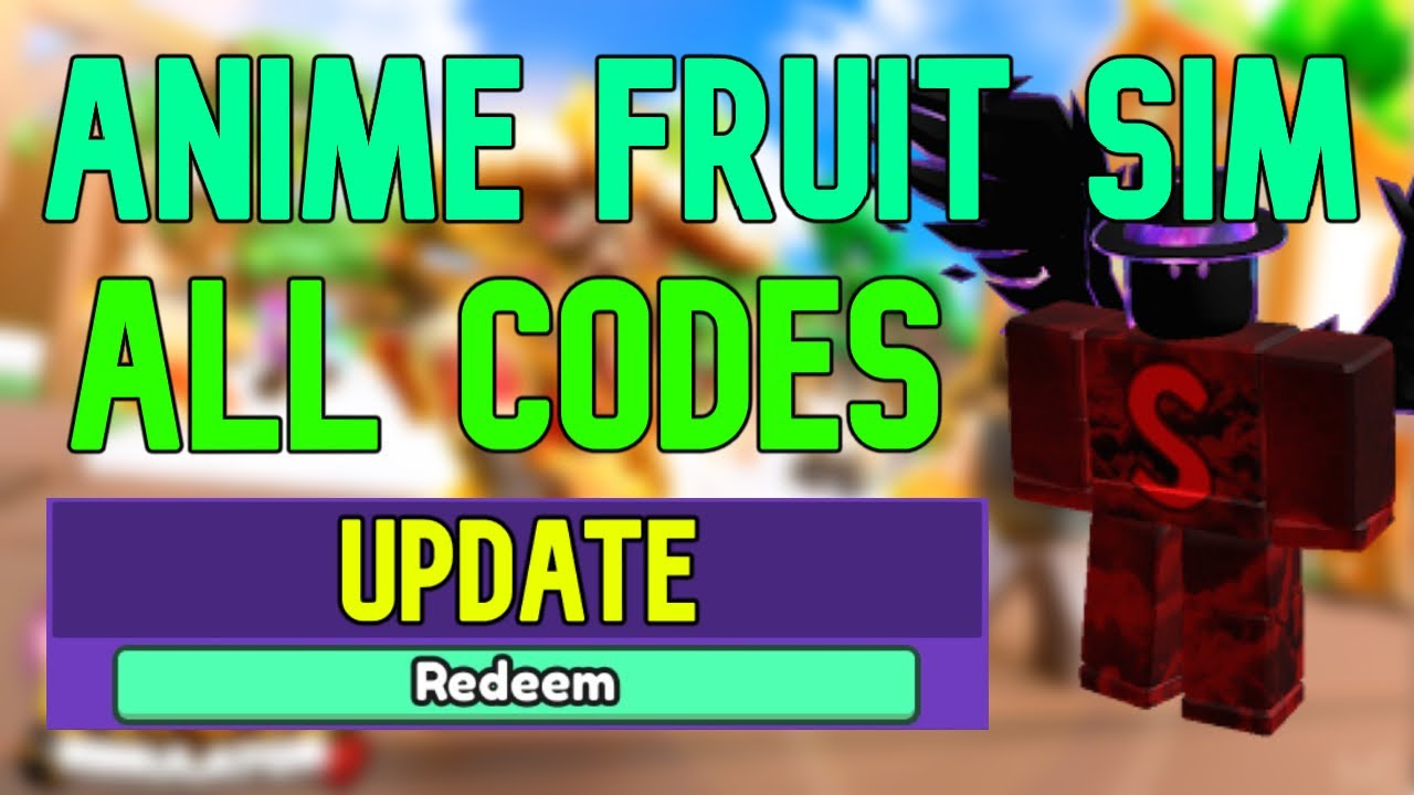 ALL NEW *FREE FRUIT* UPDATE CODES in ANIME FRUIT SIMULATOR CODES(Roblox Anime  Fruit Simulator Codes) 