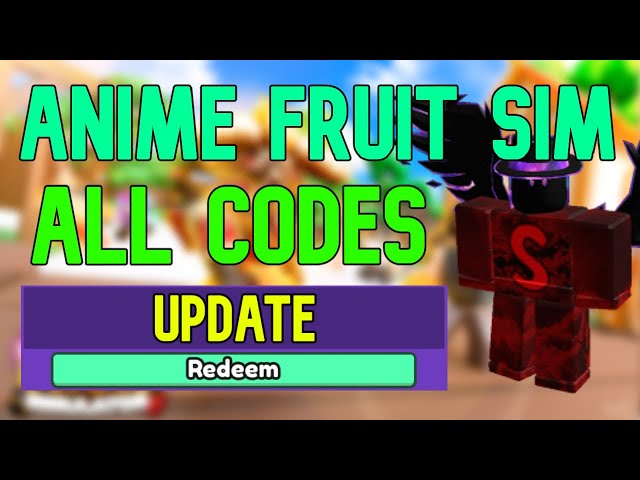 ALL Anime Fruit Simulator CODES  Roblox Anime Fruit Simulator