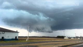 Multiple-Vortex Tornado Touches Down Outside Town | Pontiac, Illinios - March 10th, 2026 {JK} [HD]