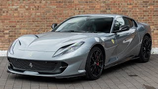 2019 Ferrari 812 Superfast - Grigio Titanio - Walkaround & Interior - [HD]