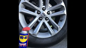 Can you use WD40 to clean rims?