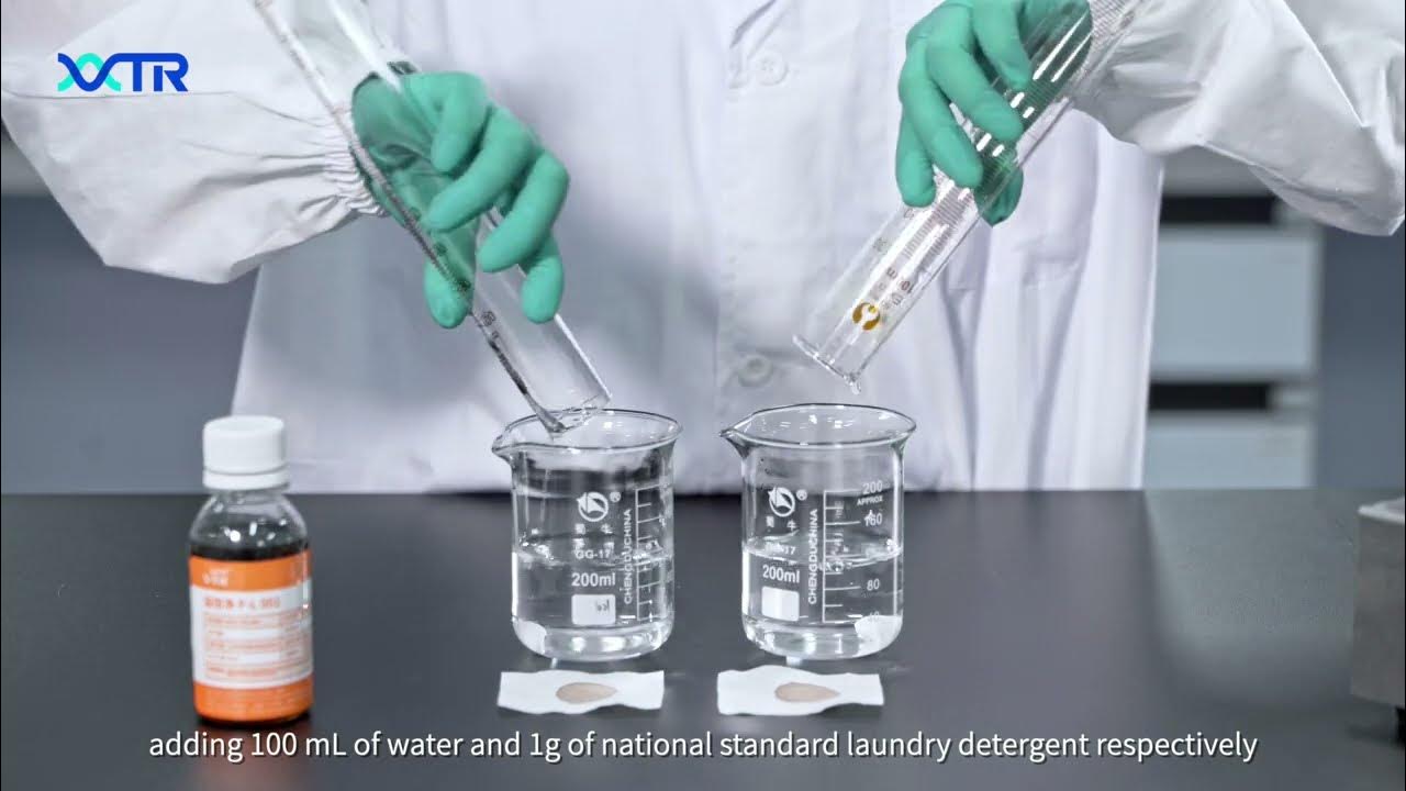 Enzyme Experiment How detergent enzymes remove blood stains YouTube