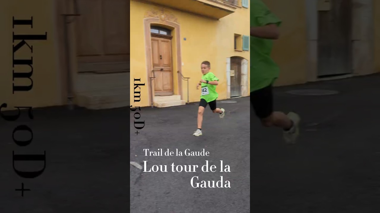 Je me lache au trail de la Gaude. 30 au départ. 