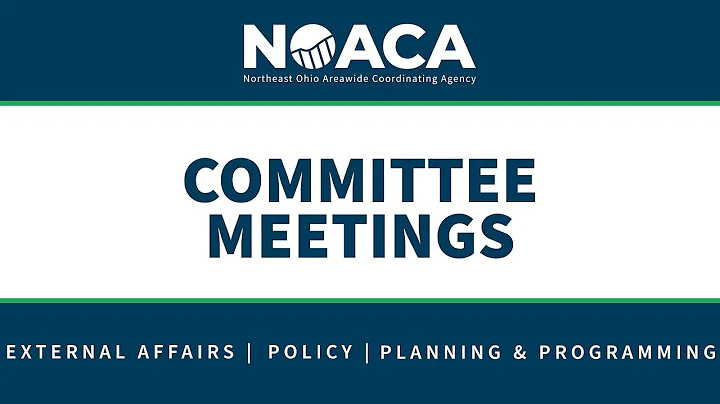 External Affairs, Policy, Planning & Programming and Finance & Audit Meetings on July 10th, 2026