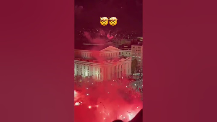Crazy Scenes in Piraeus After Olympiakos Wins UECL!🤯🔴 #olympiakosfc #uecl #celebration