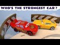 Cars Lightning McQueen Strongest Car Racing with Funny Funlings