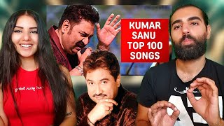 🇮🇳 I KNOW SOME ❤️🔥 REACTING TO Top 100 Songs Of Kumar Sanu | Random 100 Hit Songs Of Kumar Sanu