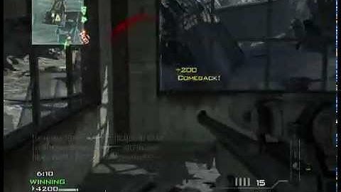 PaulStep - MW3 Game Clip - QuickScope Fail
