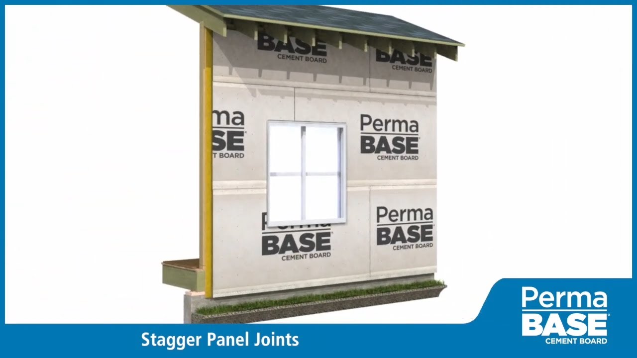 Cement Board Stucco Wall System Installation using PermaBASE Cement Board