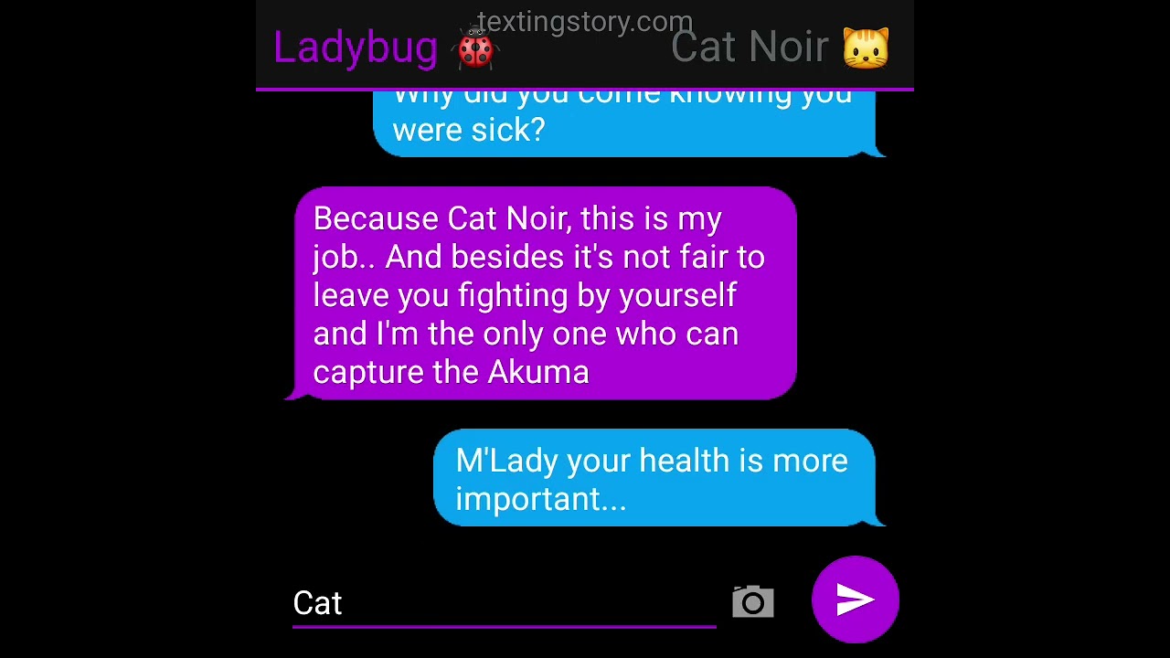 Marinette gets sick?!?! ||| MLB Texting Story ||| Cat Noir Takes Care Of Ladybug ||| Ladynoir