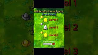 Millionaire Kernel-pult Evolutions in PvZ Fusion #shorts #edit #pvz #viral #gameplay #gaming