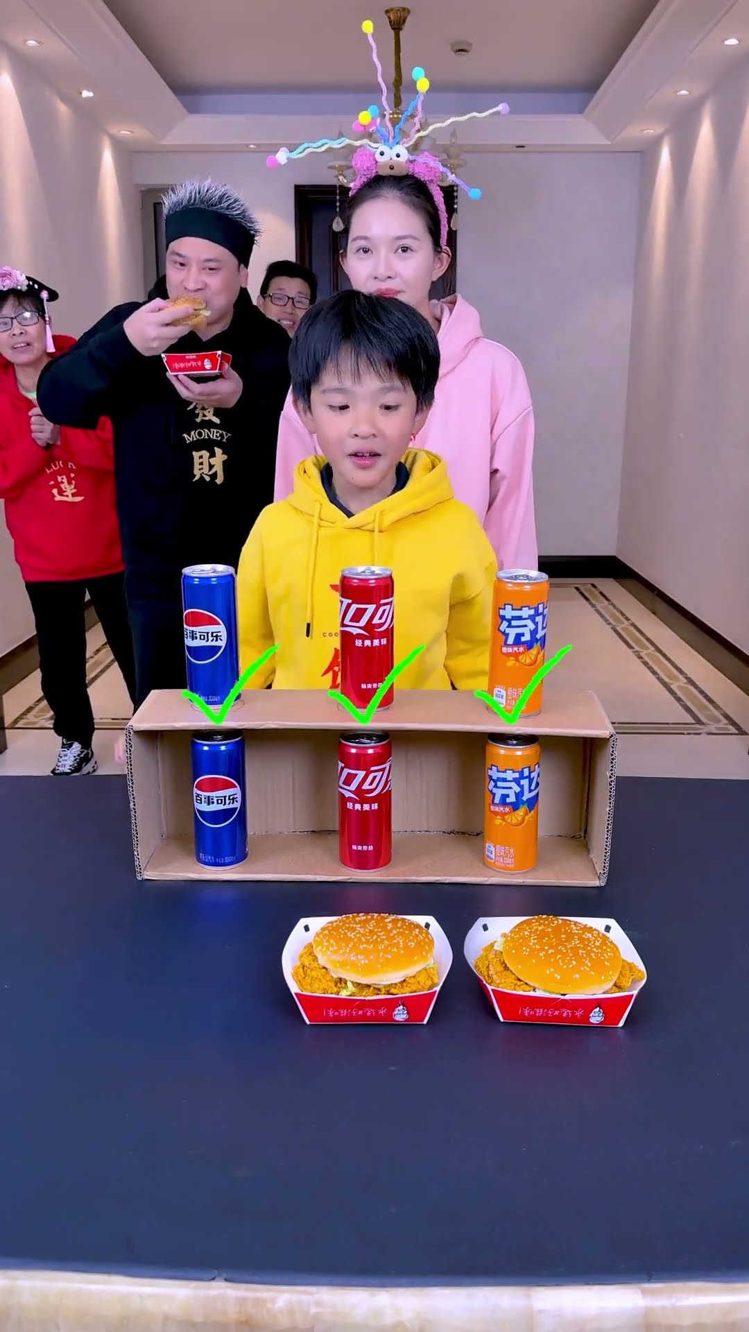 Drink Pairing Challenge, See Who Can Win In The End~#Funnyfamily #Partygames #Funny