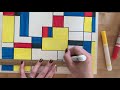 Mondrian Inspired Art