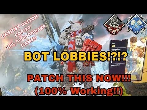 Solo How To Get Into Bot Lobbies On Apex Legends Apex Legends Bot Lobby Glitch Xbox Ps4 Season 4 Youtube