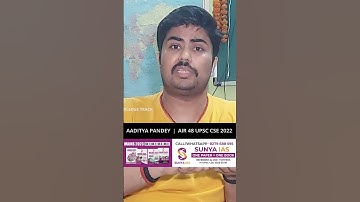 Rank 48 CSE 2022 Aaditya Pandey |  GS 2 &  International Relations के लिए ये हैं Free Resources