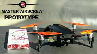 DJI Mavic Air | 2020 Testing New Master Air Screw PROTOTYPE Propellers ( NOT A REVIEW )