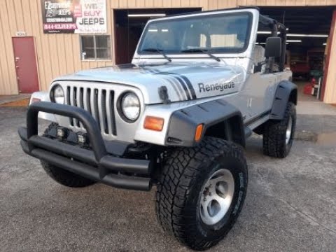 1997 Jeep Wrangler TJ Silver Retro  - YouTube