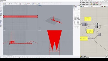 SOFiSTiK-Grashopper suspension bridge modeling