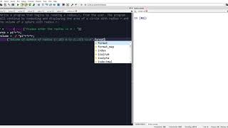 #13 importing math, area of a circle and volume of a cube , Python programming basics Tamil