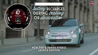 New Fiat 500 and Panda Hybrid | Charging batteries during braking and deceleration