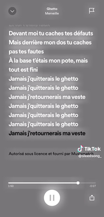 Ghetto - Merveille ( speed up )